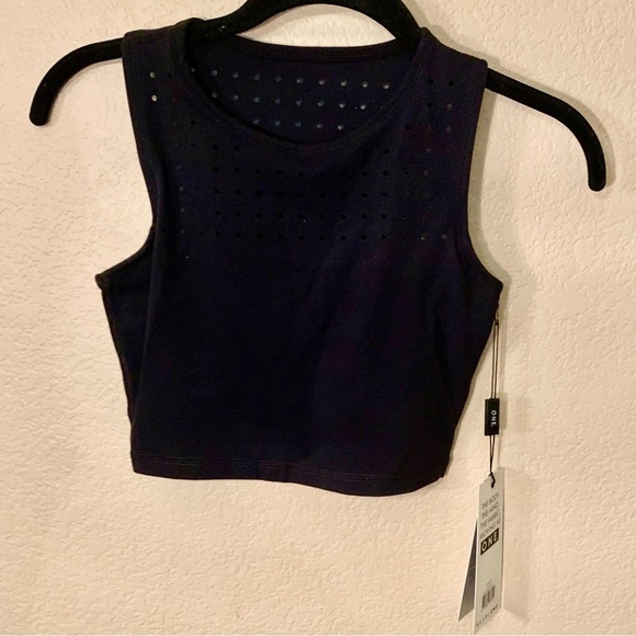 NWT Glyder Sports Bra XS Nylon Spandex Venting Lined Athletic Bra Athleisure New - Picture 6 of 15
